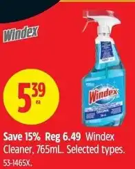 Canadian Tire Windex Cleaner offer