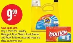 Canadian Tire Laundry Detergent, Dryer Sheets, Scent Booster and Fabric Softener offer