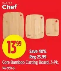 Canadian Tire Core Bamboo Cutting Board offer
