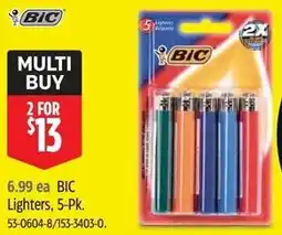 Canadian Tire BIC Lighters offer