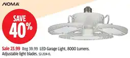 Canadian Tire NOMA LED Garage Light offer