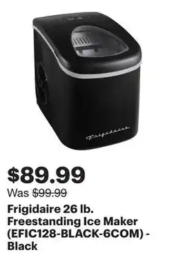 Best Buy Frigidaire 26 lb. Freestanding Ice Maker (EFIC128-BLACK-6COM) - Black offer