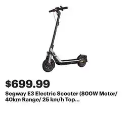 Best Buy Segway E3 Electric Scooter (800W Motor/ 40km Range/ 25 km/h Top Speed) - Exclusive Retail Partner offer