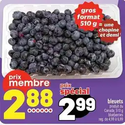 Metro bleuets offer