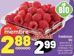 Metro framboises bio offer