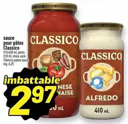 Metro sauce pour pâtes Classico offer
