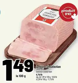 Metro jambon cuit Selection offer