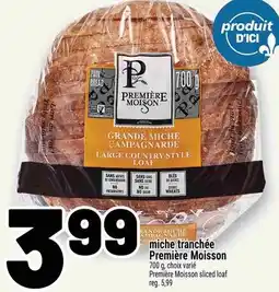 Metro miche tranchée Première Moisson offer