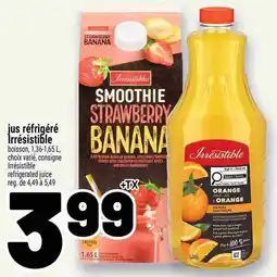 Metro jus réfrigéré Irrésistible offer