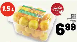 Metro prunes jaunes offer