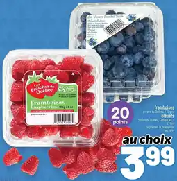 Metro framboises ou bleuets offer