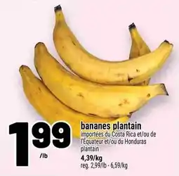 Metro bananes plantain offer