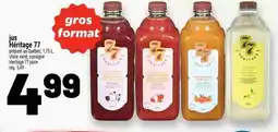 Metro jus Héritage 77 offer