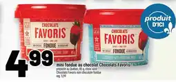 Metro mini fondue au chocolat Chocolats Favoris offer