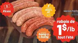 Metro saucisses fraîches offer