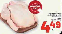 Metro poulet entier frais offer