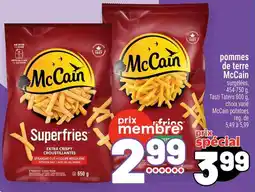 Metro pommes de terre McCain offer