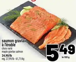 Metro saumon gravlax à l'érable offer