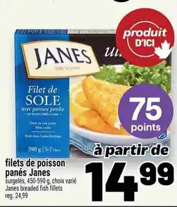 Metro filets de poisson panés Janes offer