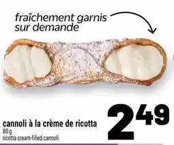 Metro cannoli à la crème de ricotta offer