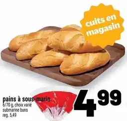 Metro pains à sous-marin offer