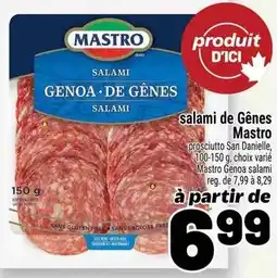 Metro salami de Gênes Mastro offer