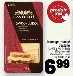 Metro fromage tranché Castello offer