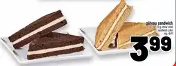 Metro gâteau sandwich offer