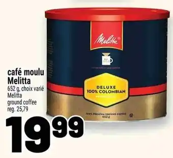 Metro café moulu Melitta offer