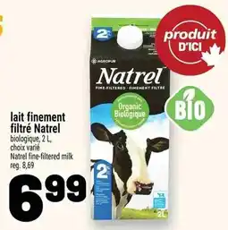 Metro lait finement filtré Natrel offer