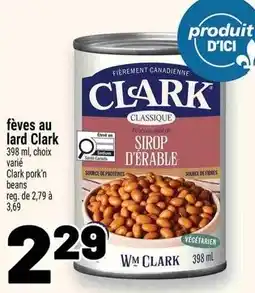 Metro fèves au lard Clark offer