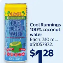 Walmart Cool Runnings 100% Coconut Water offer