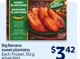 Walmart Big Banana sweet plantains offer