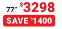 Visions Electronics Samsung S90H 4K Smart TV 77 offer