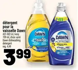 Metro détergent pour la vaisselle Dawn offer