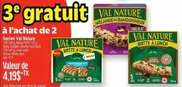 Metro barres Val Nature offer