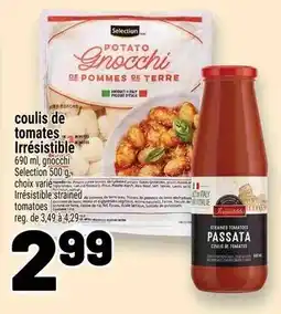 Metro coulis de tomates Irrésistible offer