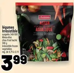 Metro légumes Irrésistible offer