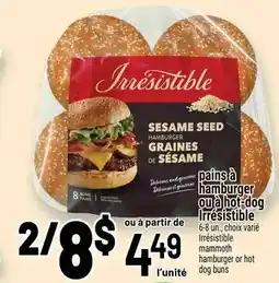 Metro pains à hamburger ou à hot-dog Irrésistible offer