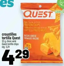 Metro croustilles tortilla Quest offer