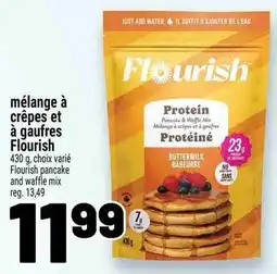 Metro mélange à crêpes et à gaufres Flourish offer