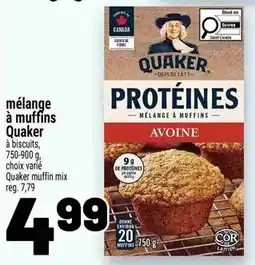 Metro mélange à muffins Quaker offer
