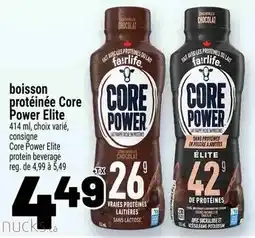 Metro Boisson protéinée core power elite offer