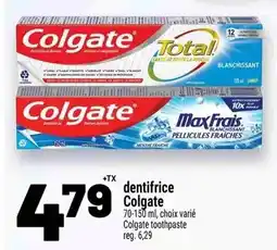 Metro dentifrice Colgate offer