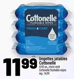 Metro lingettes jetables Cottonelle offer