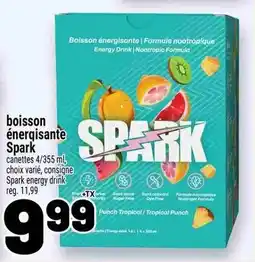 Metro boisson énergisante Spark offer