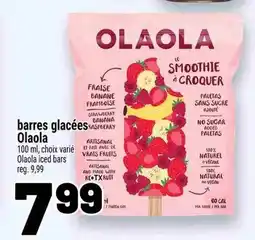 Metro barres glacées Olaola offer