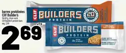 Metro barres protéinées Clif Builder's offer