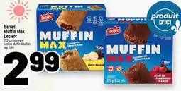 Metro barres Muffin Max Leclerc offer