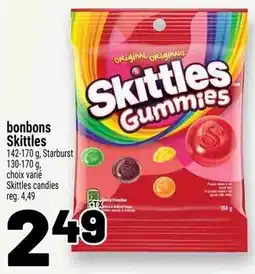 Metro bonbons Skittles offer